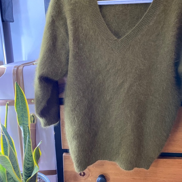 Vintage angora fluffy soft sweater - Picture 5 of 6